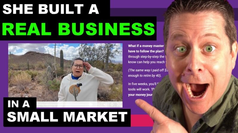 How She Built A Business With A Small Audience In A Small Market!