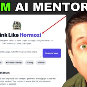 This AI Thinks Like Alex Hormozi - Make Money Strategies!