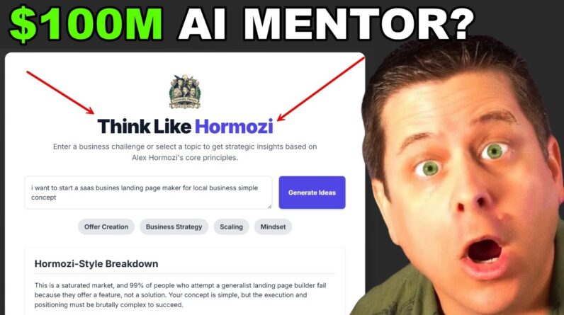 This AI Thinks Like Alex Hormozi - Make Money Strategies!