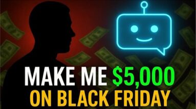 I Asked Chatgpt To Make Me Money On Black Friday...