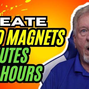 How To Create Lead Magnets - Minutes Not Hours