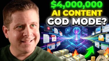 I Turned On AI Content God Mode - INSANE - FULL Make Money Online Tutorial!