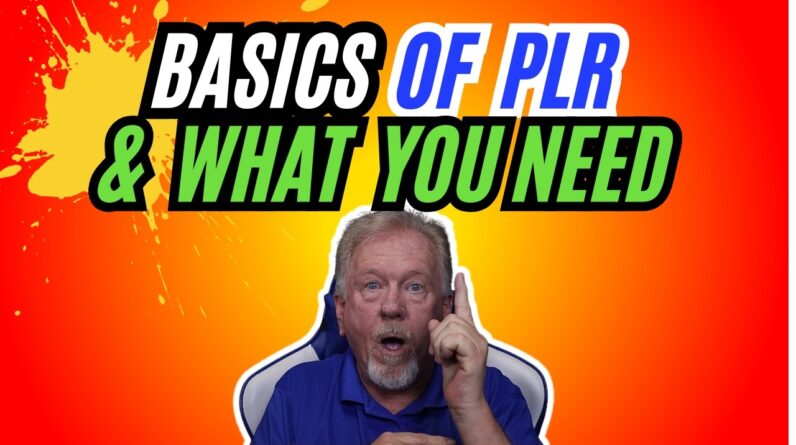 The Basics of PLR And What You Need