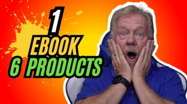 Turn 1 PLR eBook Into 6 Products
