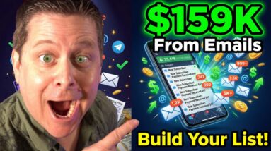 How I Make Money With Email Marketing - AI Method - $1,000,000s Generated!