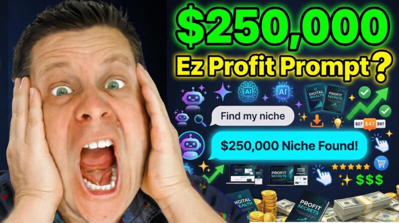 How To Extract Digital Product Niches From ChatGPT - NEW Profit Prompt!