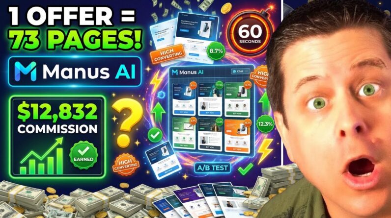 Manus Ai Built My ENTIRE Affiliate Website In 60 Minutes!