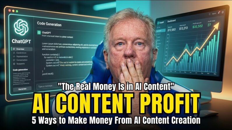 This Is Where The Real Money Is in AI Content - 5 Ways to Make Money From AI Content Creation