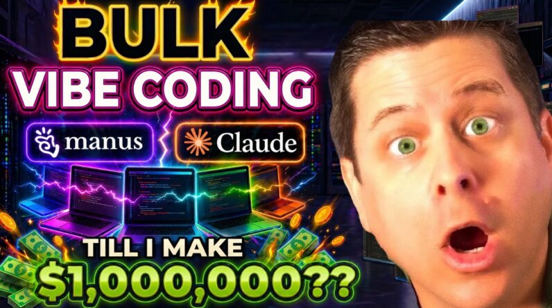 Bulk Vibe Coding + Deep AI Research = $17,821/MO SAAS?