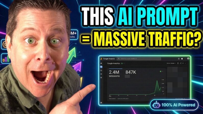 NEW AI Traffic Prompt - How I Got 20,310 Visitors Fast!