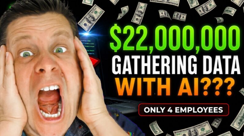 Public Data + 4 People = $22 Million? - Use My AI Method!