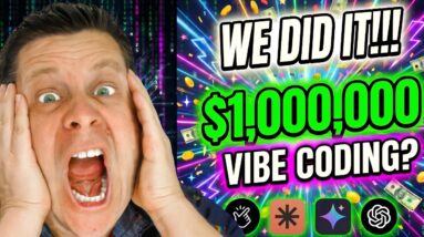 LIVE UPDATE - The $1M Vibe Coding Experiment - YES IT WORKED!