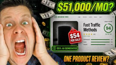 One Product + Super Targeted Review = $51K MO? - My AI Templates!