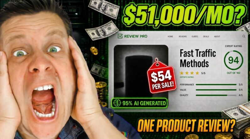 One Product + Super Targeted Review = $51K MO? - My AI Templates!