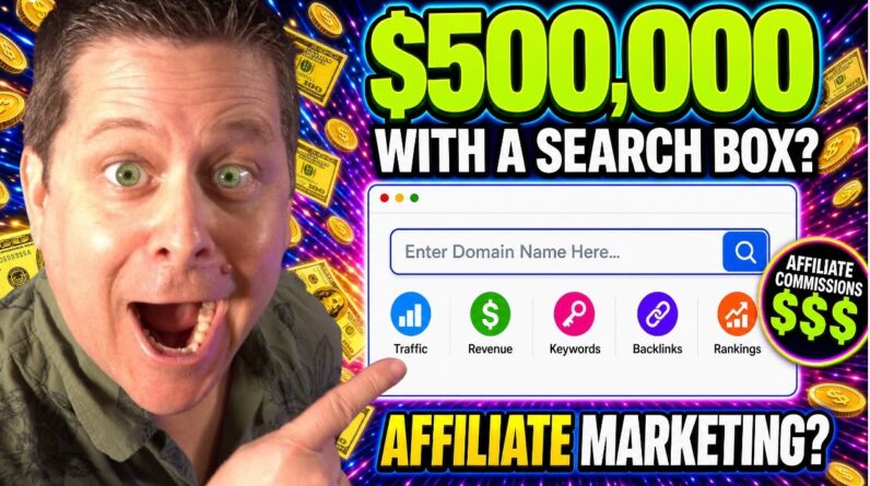 Simple Search Box + Affiliate Link = $500K? My 100% Ai Method!
