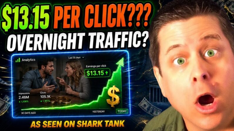 $50M Shark Tank Niche Got Me INSTANT Traffic???