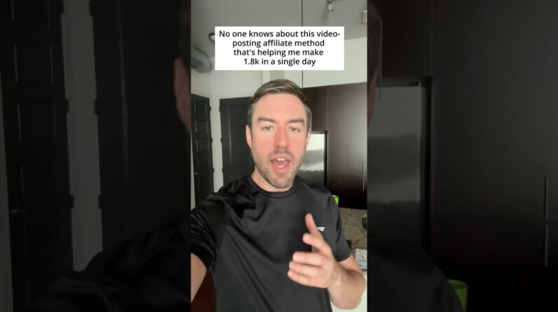 This New Affiliate Method Made Me 1.8k in One Day (No Ads Required)