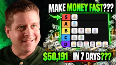 Ranking FAST Side Hustles And Business To Make Money Online!